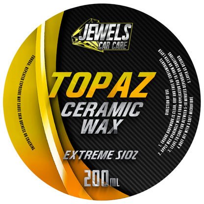 Jewels - Topaz Ceramic Wax Extreme SIO2 *LIMITED STOCK* - Car Cleaning-UK