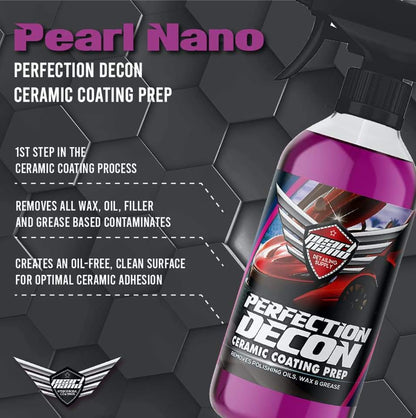 Pearl Nano Decon Ceramic Coating Prep Spray - IPA - Car Cleaning-UK