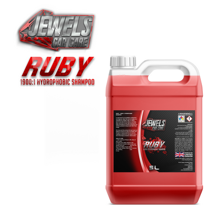 Jewels Ruby Red - 1900:1 Hydrophobic Shampoo - Car Cleaning-UK