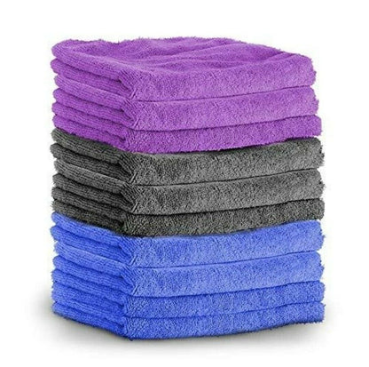 Microfibre Towels (10-Pack) - Car Cleaning-UK