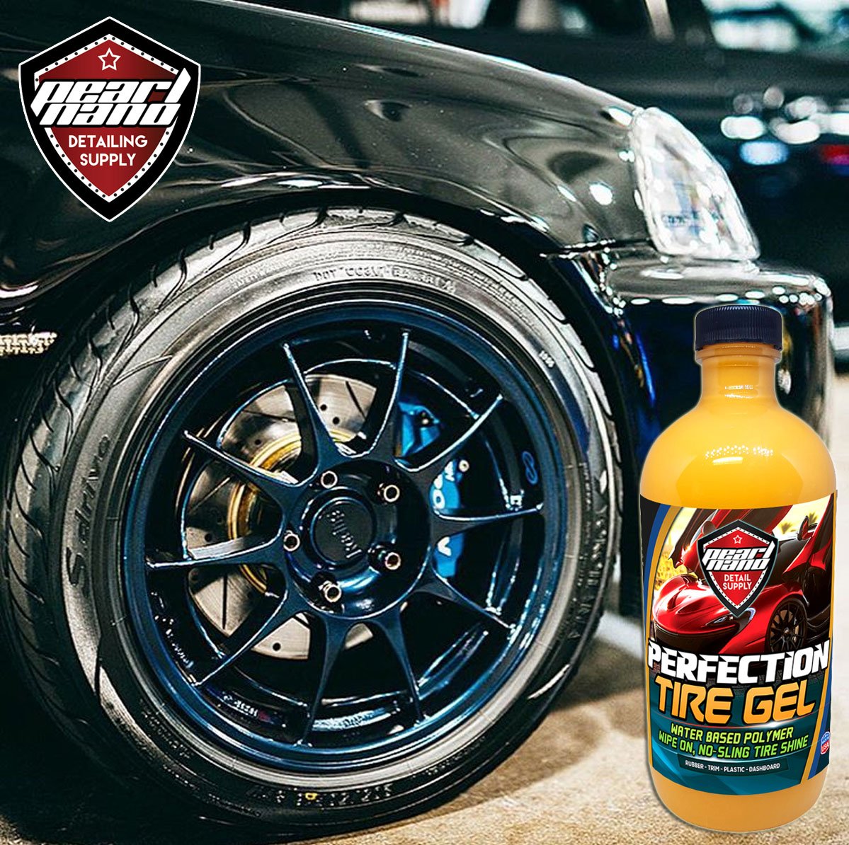 Pearl Nano Perfection Tyre Gel is a TYRE SHINE & EXTERIOR TRIM Rejuvenator *COMING SOON* - Car Cleaning-UK